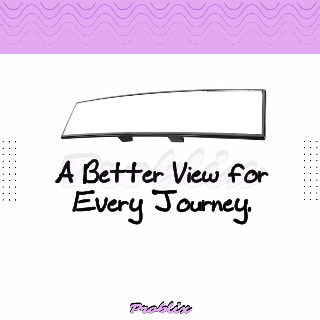 Panoramic Baby Car Mirror – Wide Angle Rear Seat Safety Mirror