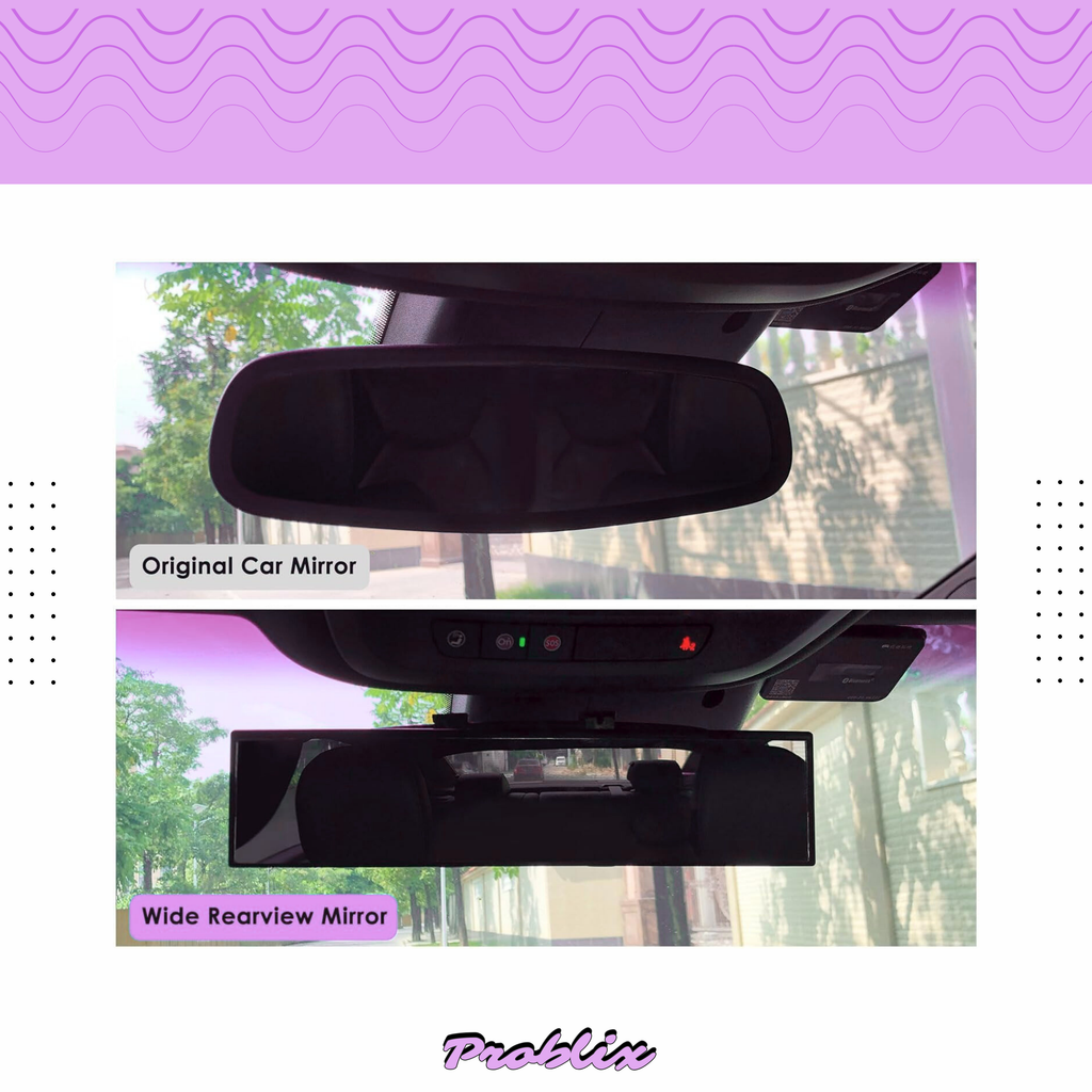 Panoramic Baby Car Mirror – Wide Angle Rear Seat Safety Mirror